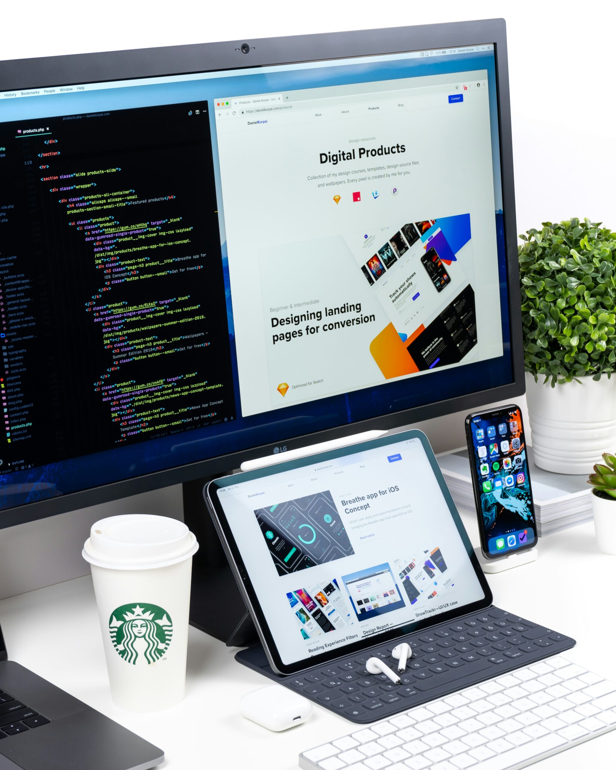 responsive web design photo showing that speed and optimization matter for the websites that I build